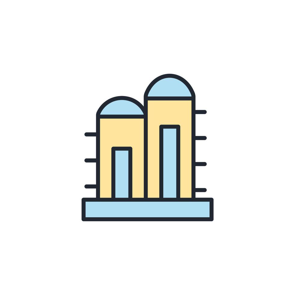 silo icons  symbol vector elements for infographic web