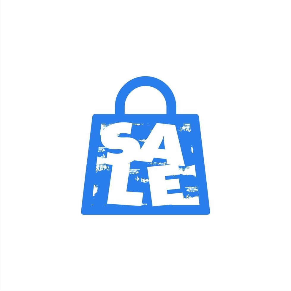 Shopping bag vector icon, Vector bag for shopping online icon