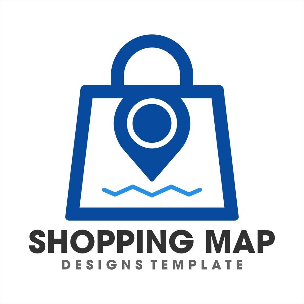 Shopping bag vector icon, Vector bag for shopping online icon