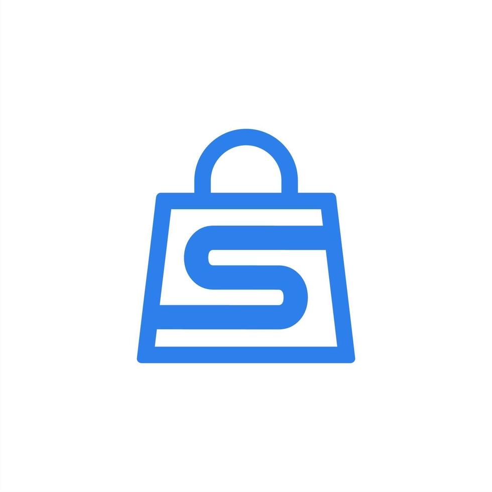 Shopping bag icon with Fast service icon, Online Shoping bag vector