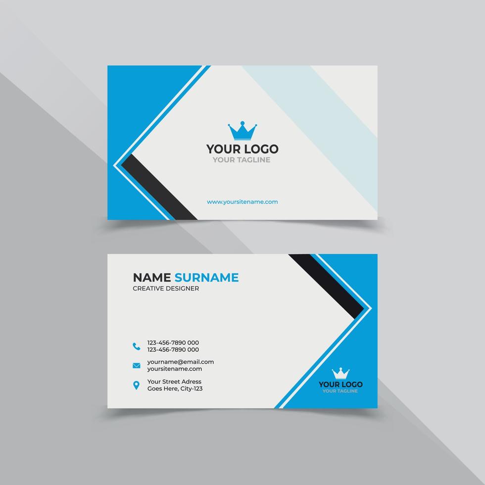 Creative Business Card Design Template vector