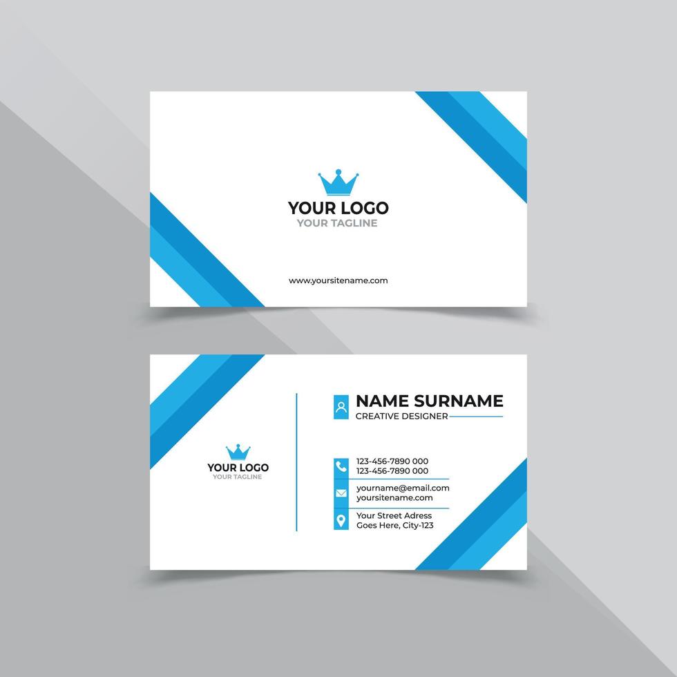 Creative Business Card Design Template vector