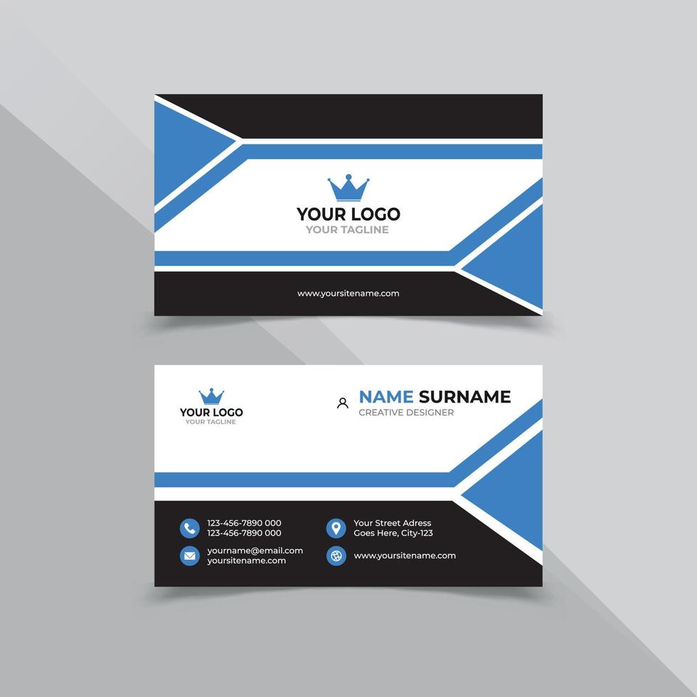 Creative Business Card design Template vector