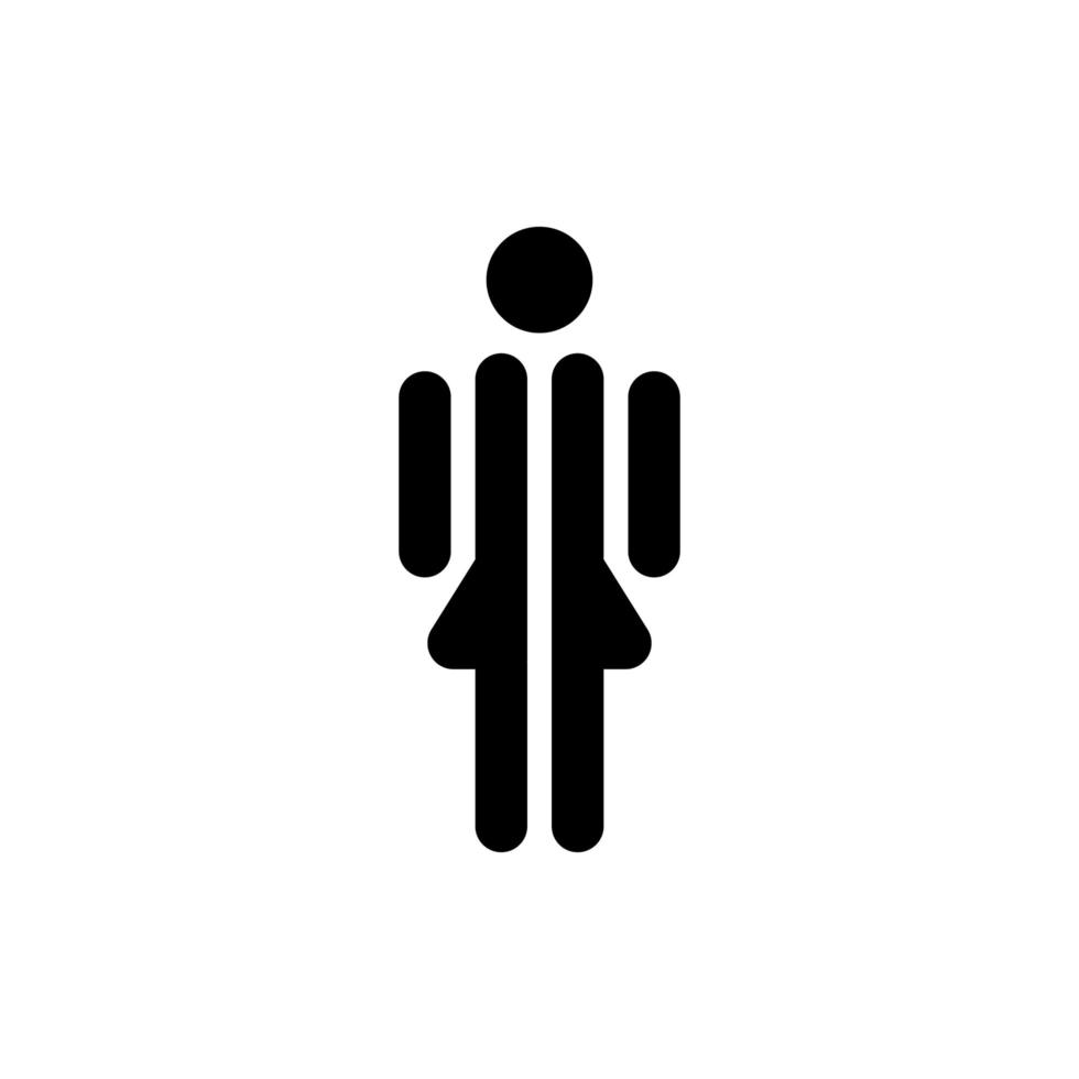 Woman icon. Female sign for restroom. Girl WC pictogram for bathroom. Vector toilet symbol isolated