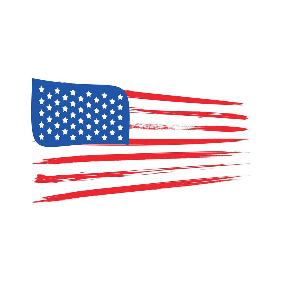 american flag vector