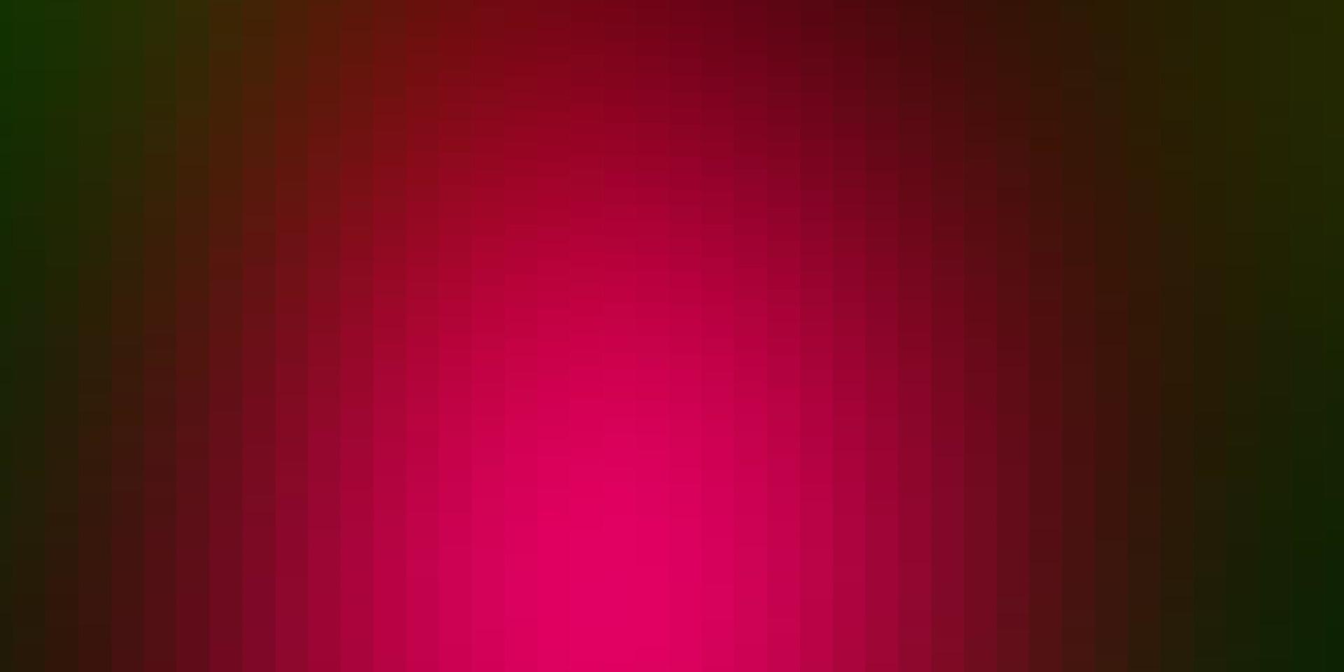 Dark Pink, Green vector backdrop with rectangles.