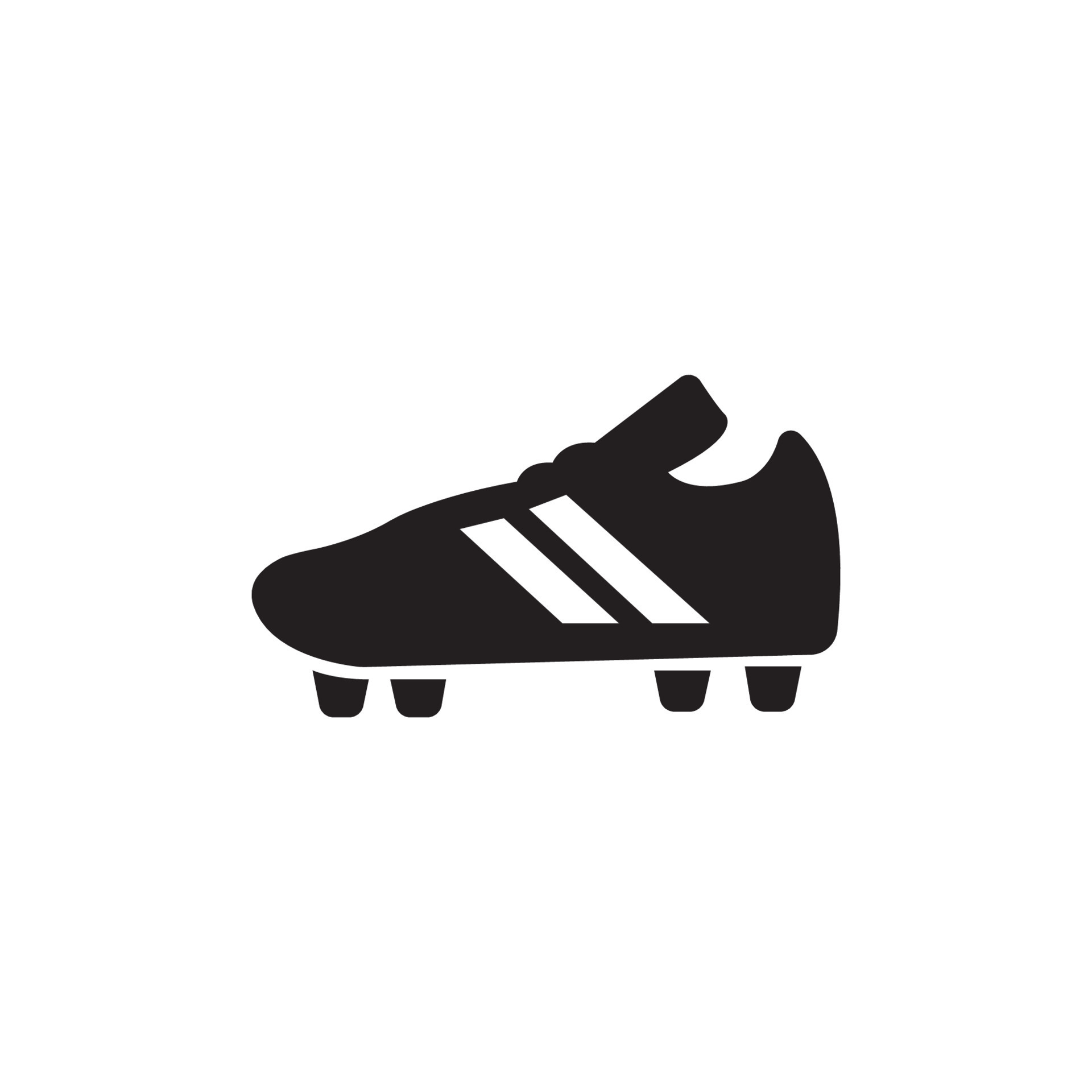 soccer shoes icon logo vector design template 12246891 Vector Art at