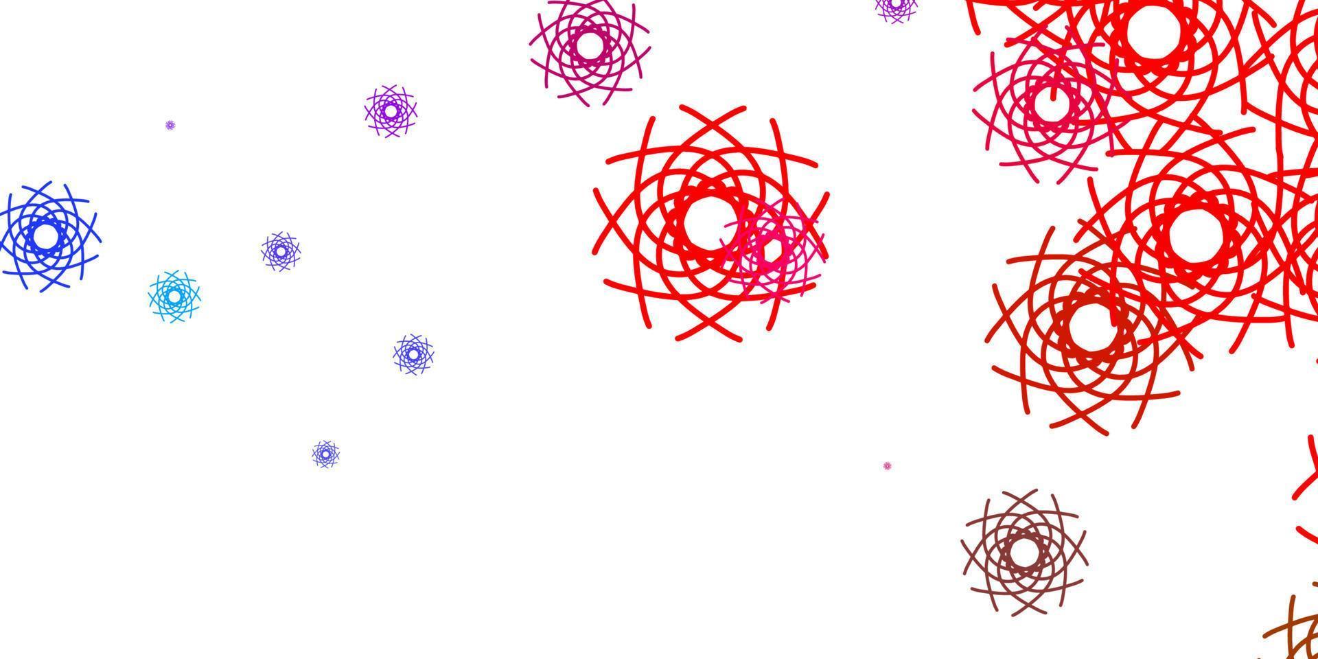 Light Blue, Yellow vector template with abstract forms.