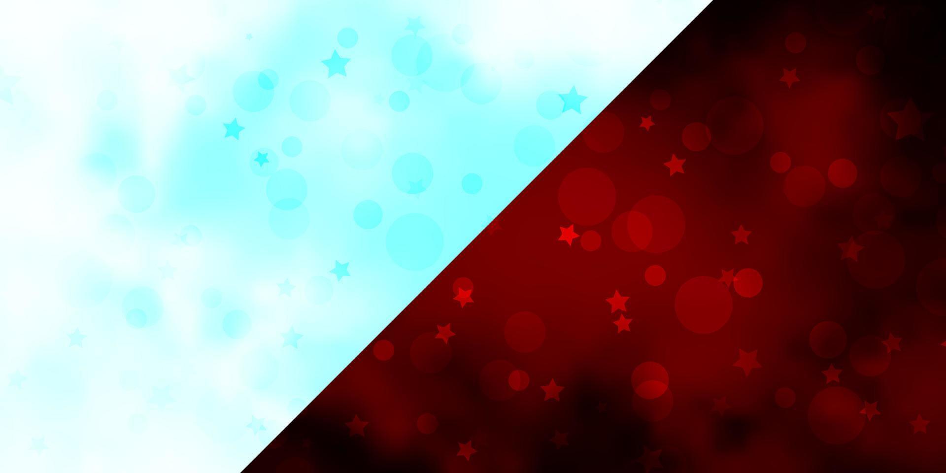 Vector background with circles, stars.