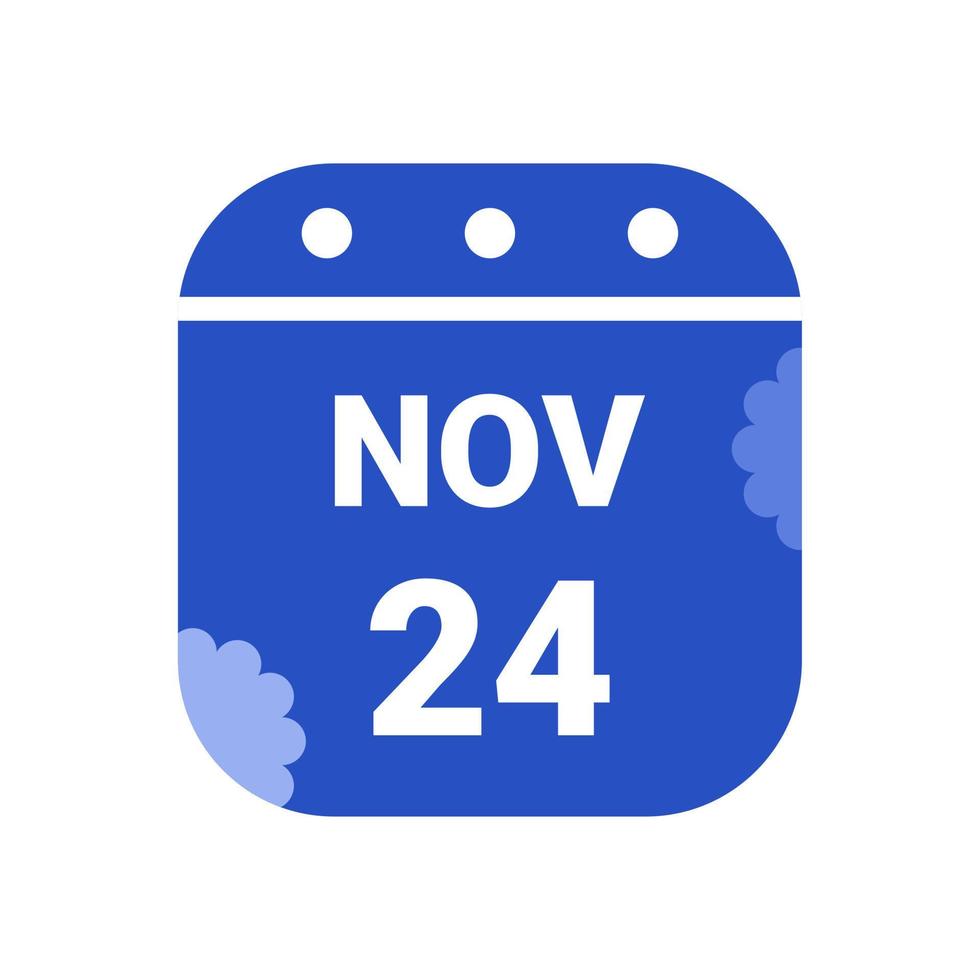 Minimal calendar design with floral motif. free vectors for design element