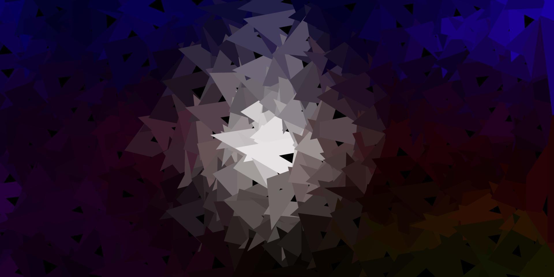 Dark green, red vector poly triangle texture.