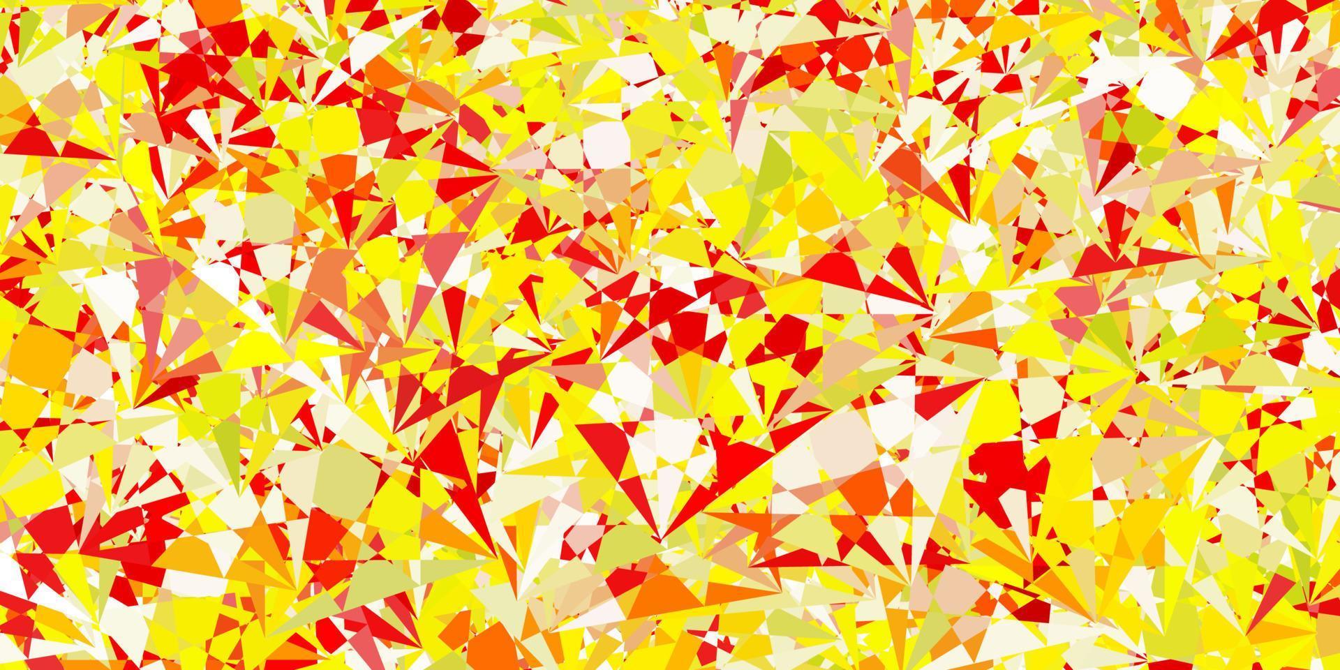 Light Green, Red vector background with polygonal forms.