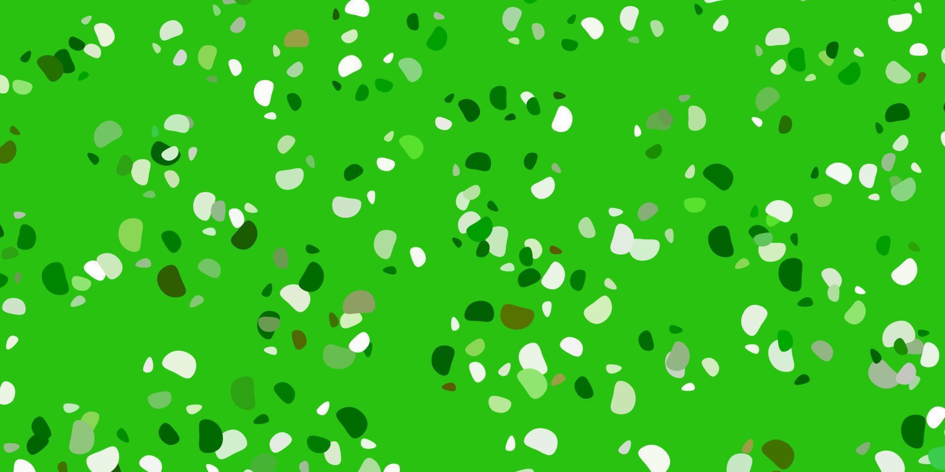Light green, yellow vector template with abstract forms.