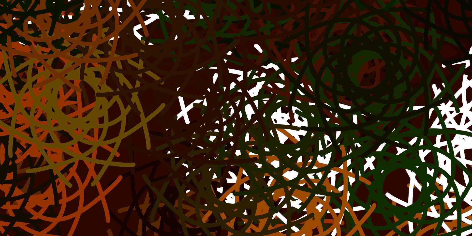 Light Green, Yellow vector template with abstract forms.
