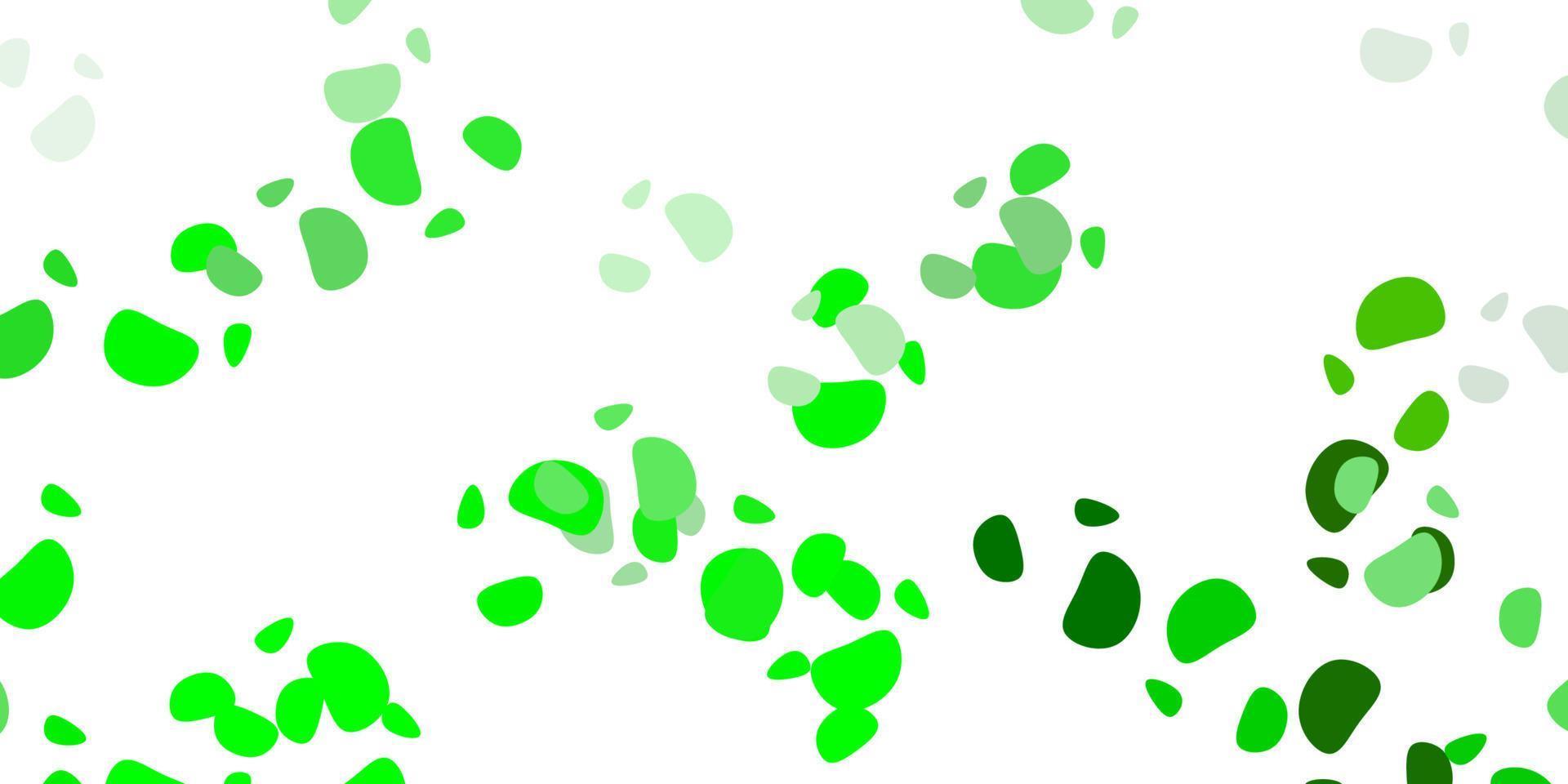 Light green, yellow vector template with abstract forms.