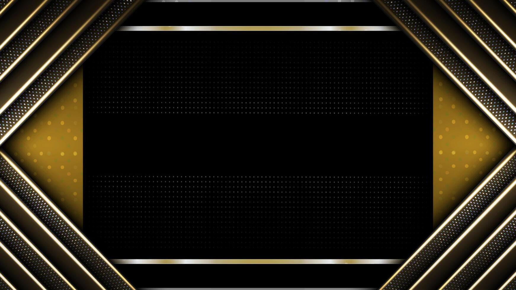 golden frame background, with shiny texture decoration, luxury and