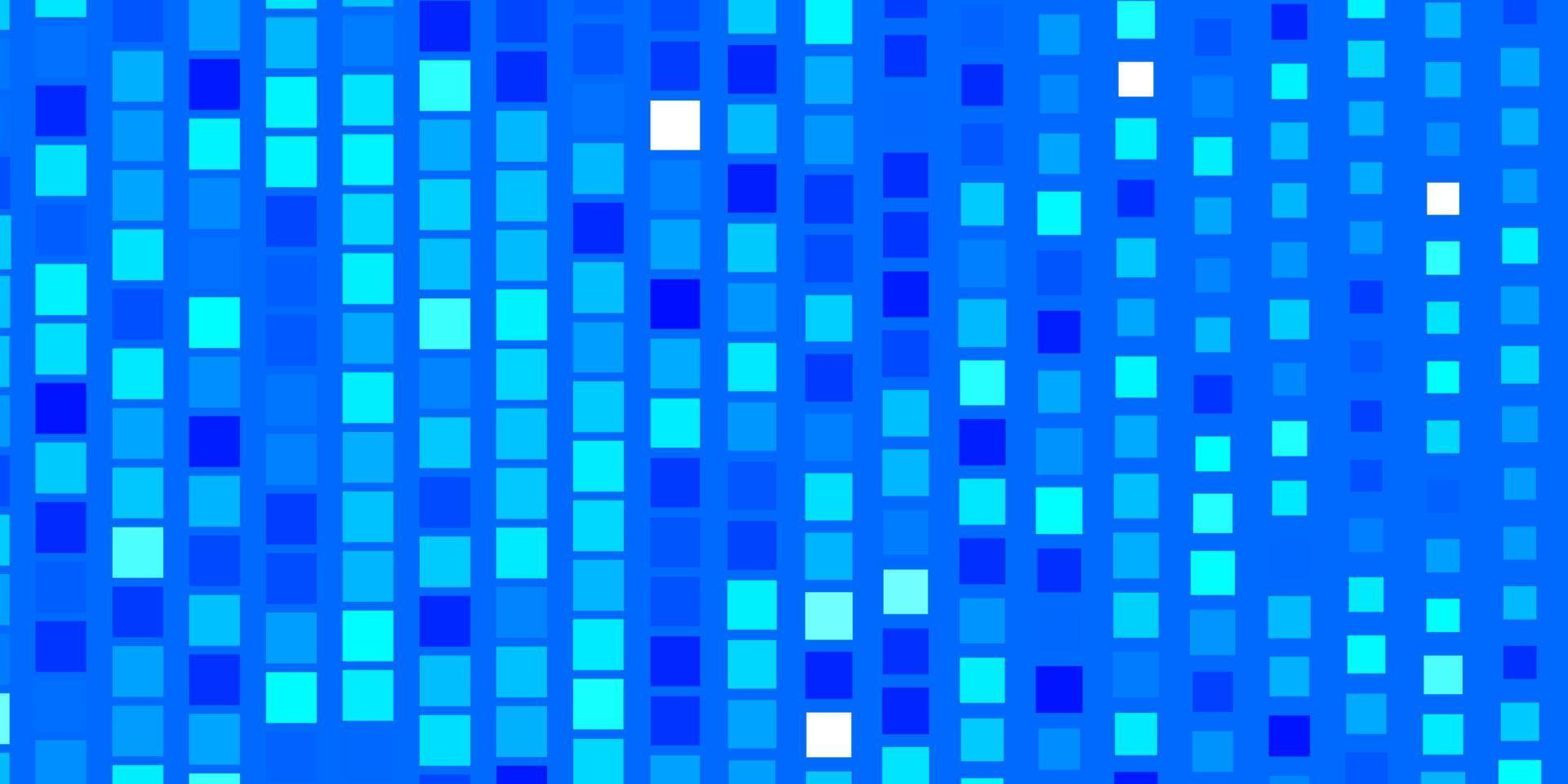 patrón de vector azul claro en estilo cuadrado.