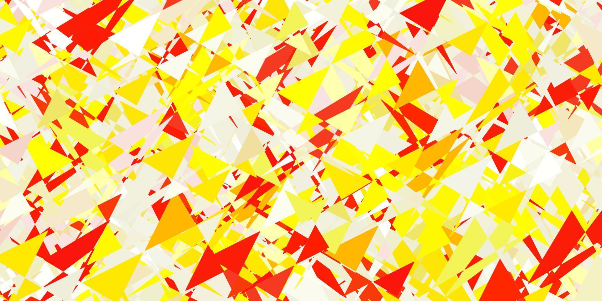 Light orange vector texture with random triangles. 12248096 Vector Art