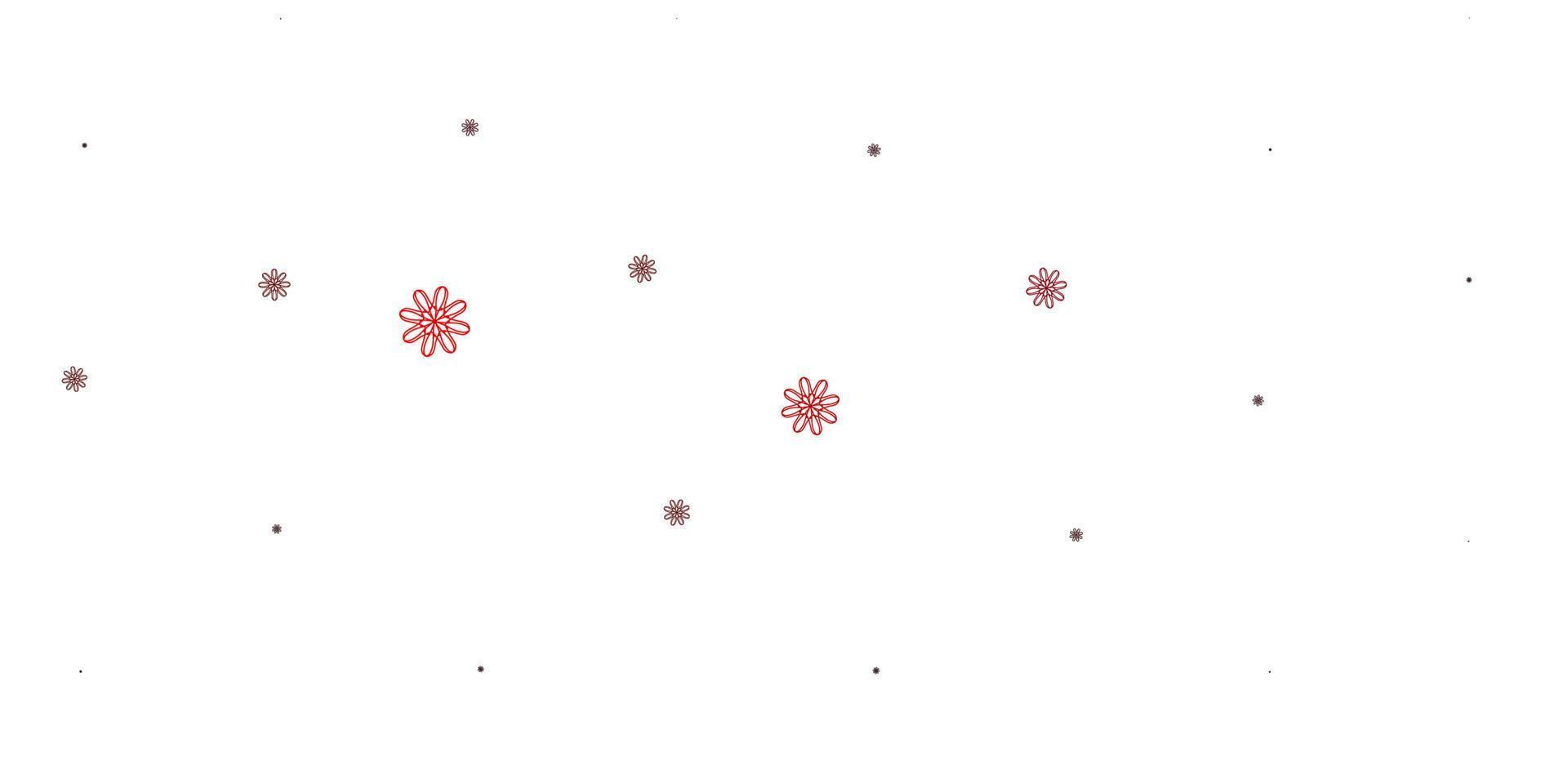 Light Pink vector natural layout with flowers.