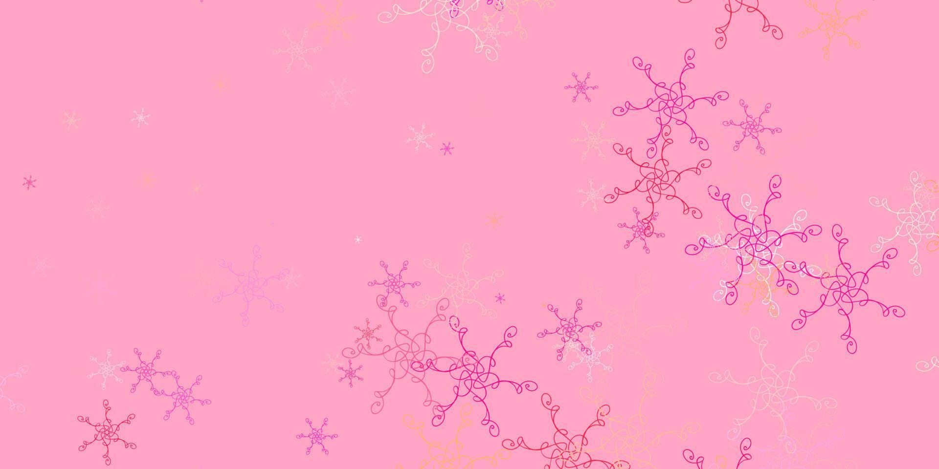 Light Pink vector backdrop with bent lines.