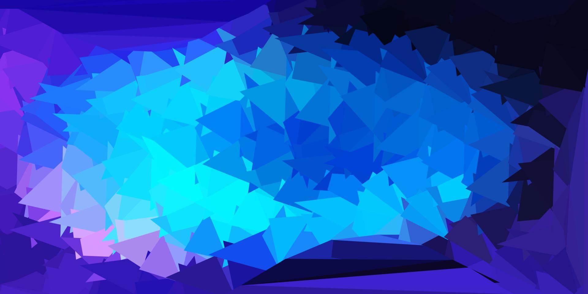 Light pink, blue vector gradient polygon layout.