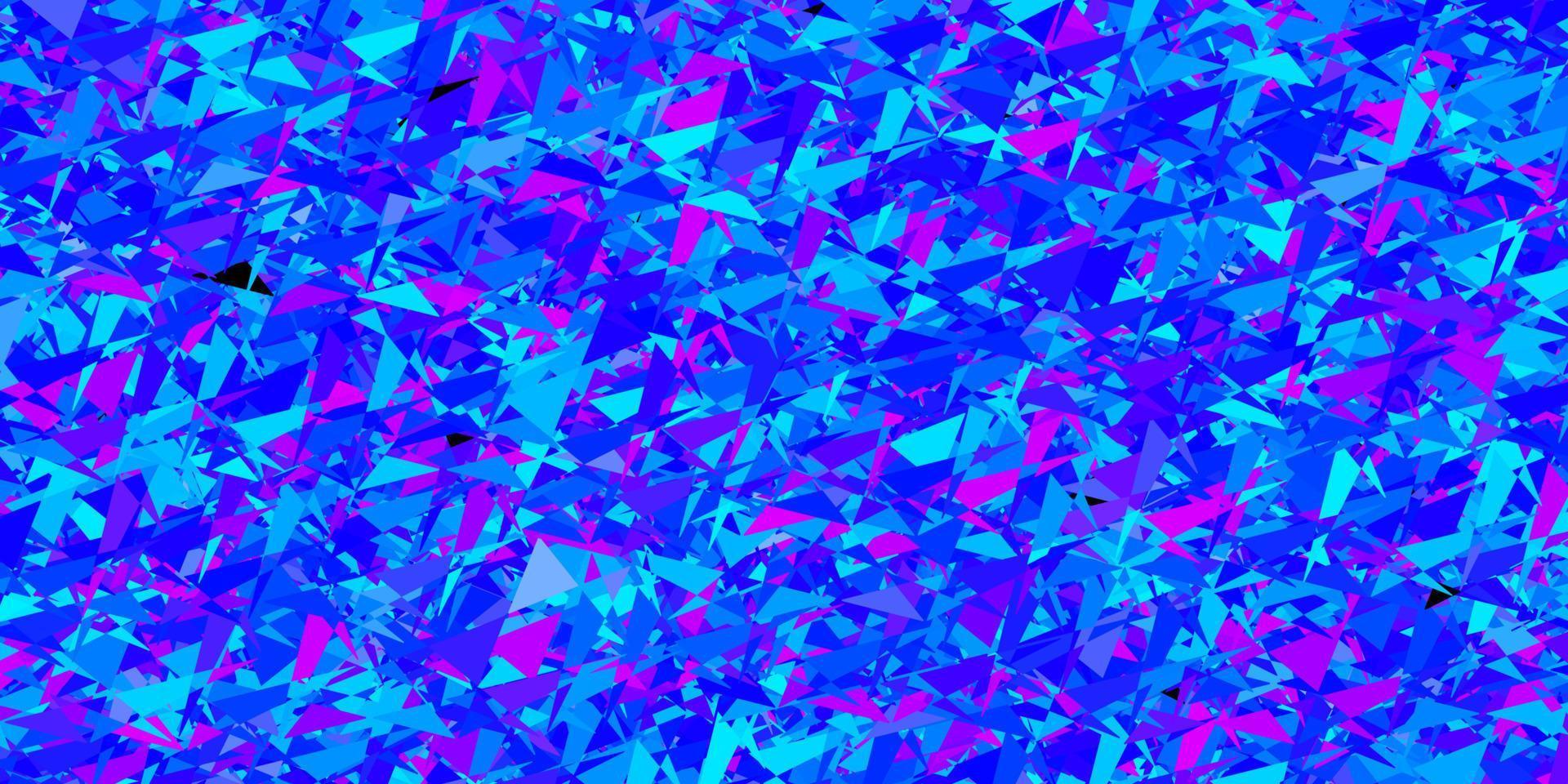 Light Pink, Blue vector background with polygonal style.