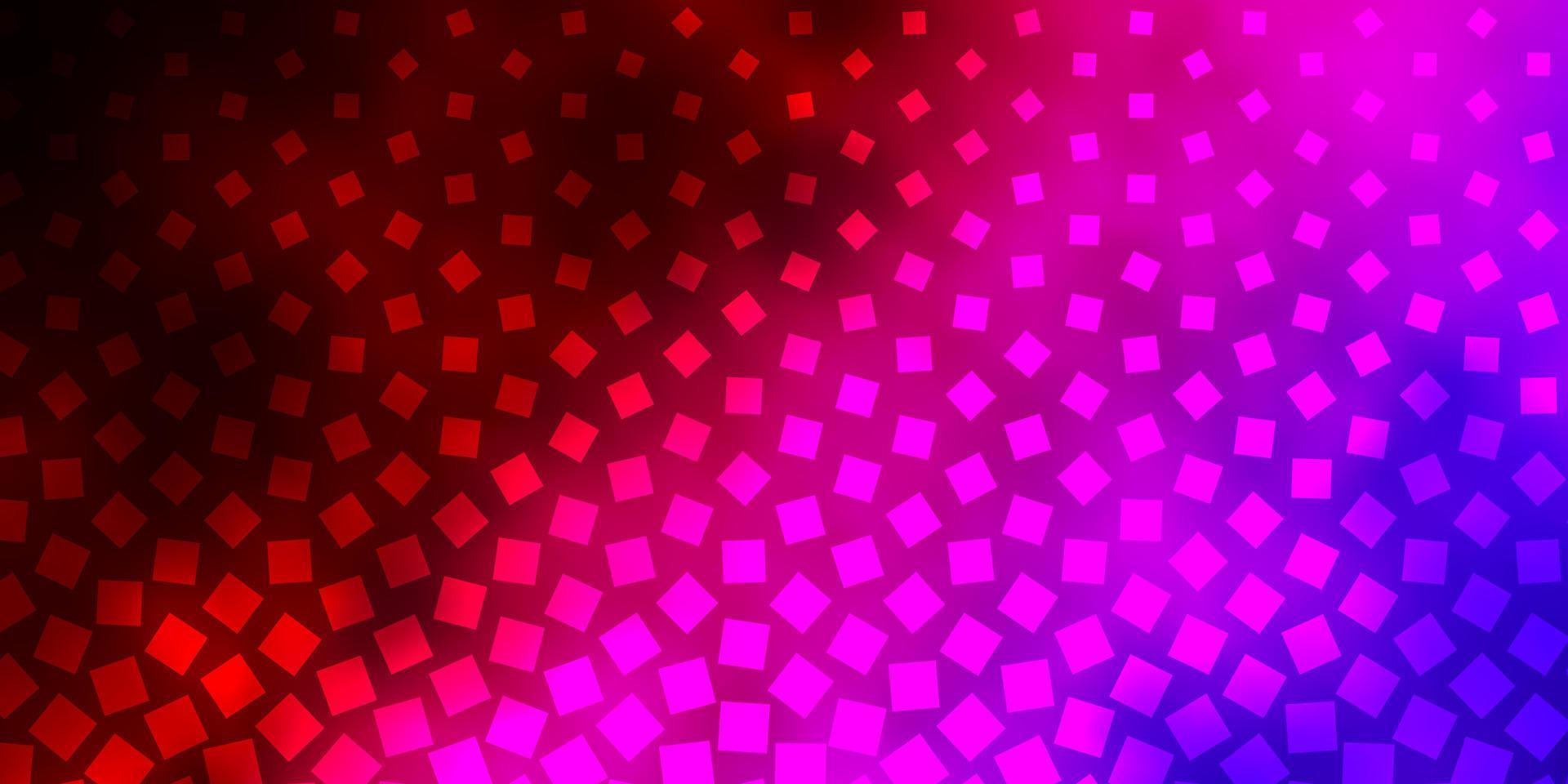 Dark Blue, Red vector background with rectangles.