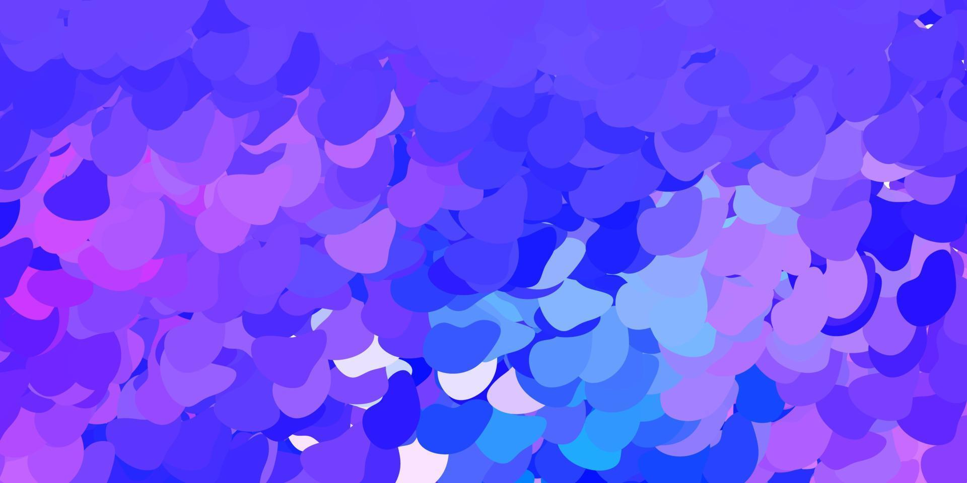 Light purple vector backdrop with chaotic shapes.