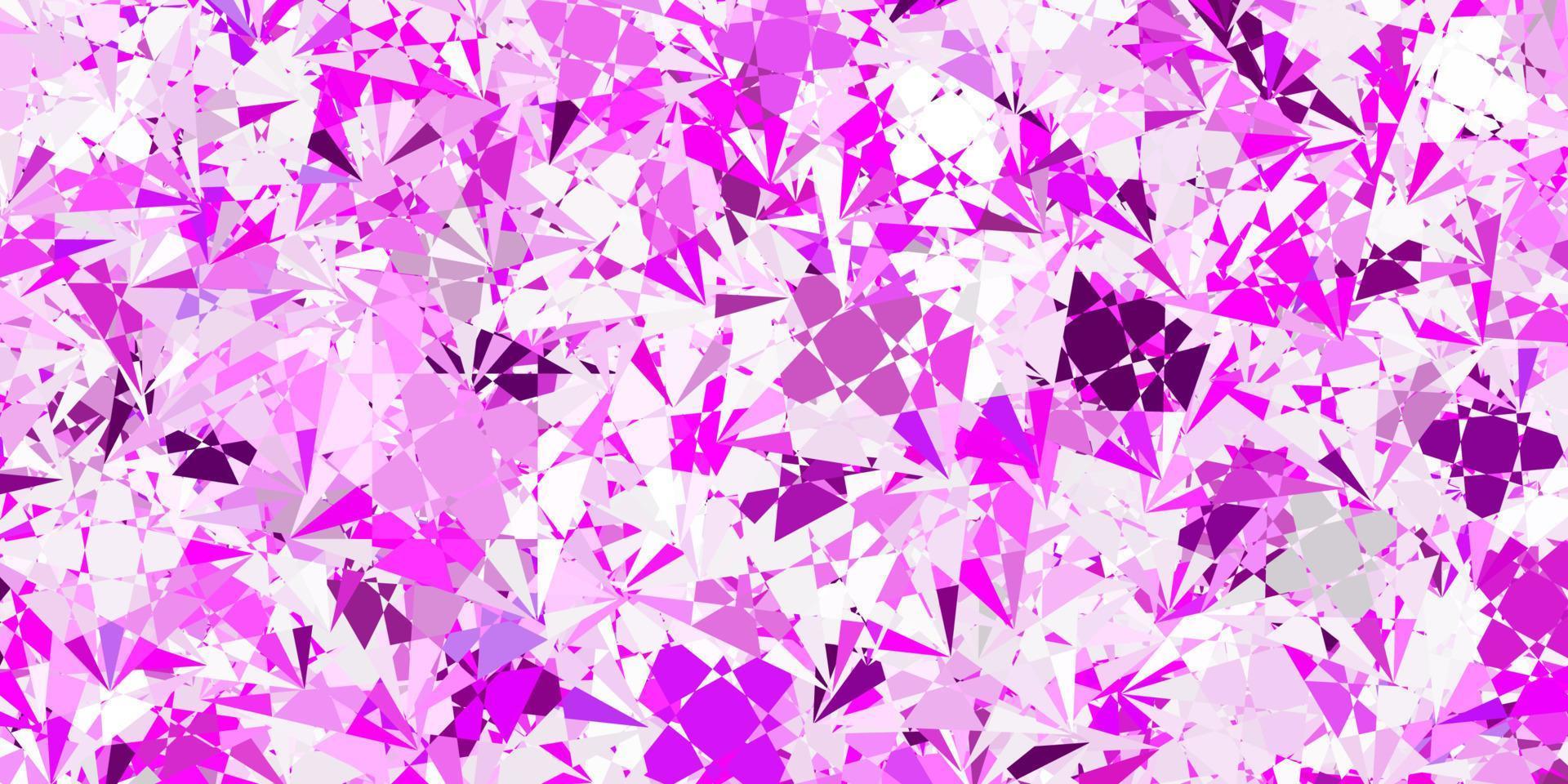 Light Purple, Pink vector backdrop with triangles, lines.