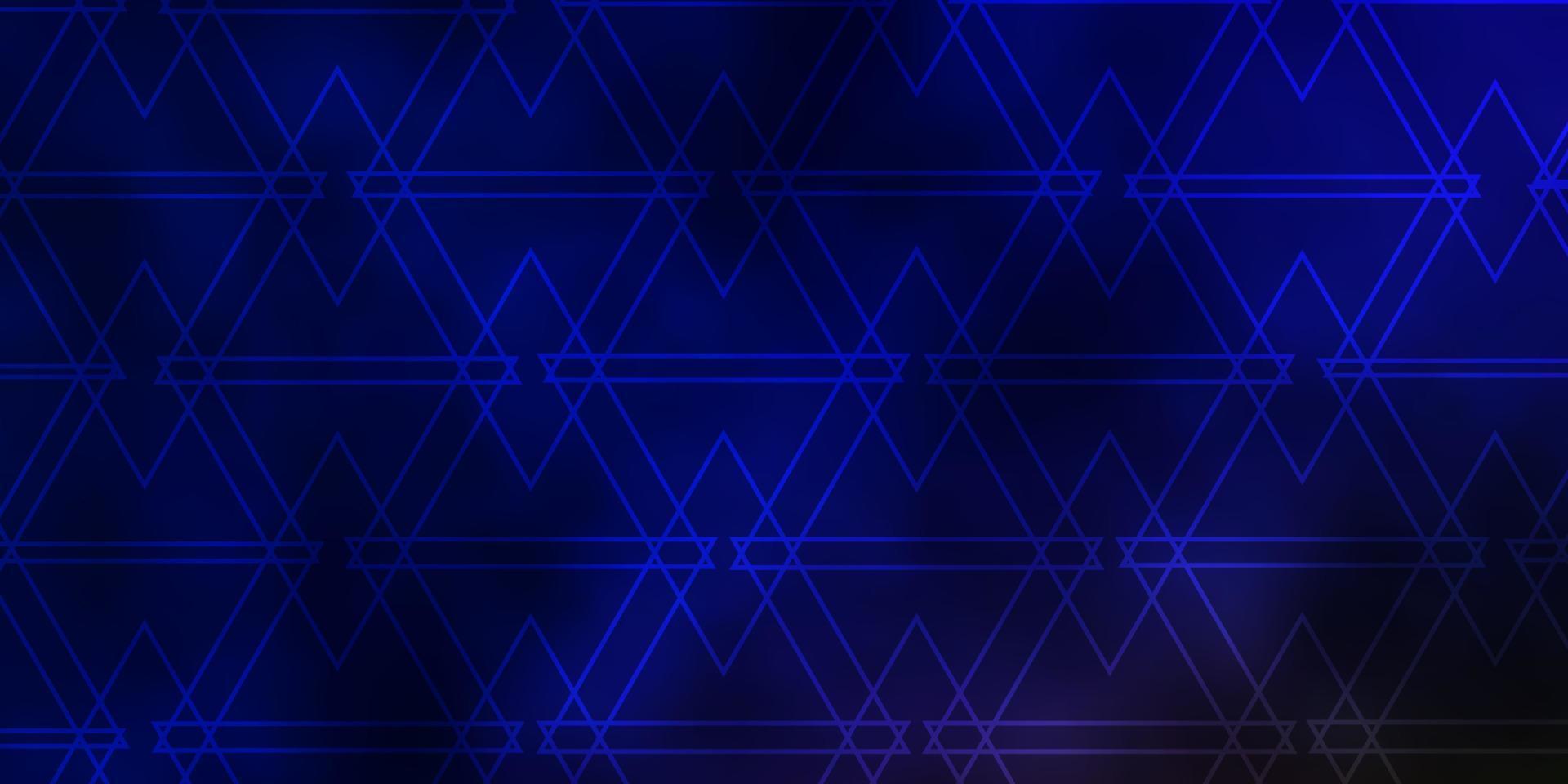 Dark Blue, Yellow vector pattern with polygonal style.