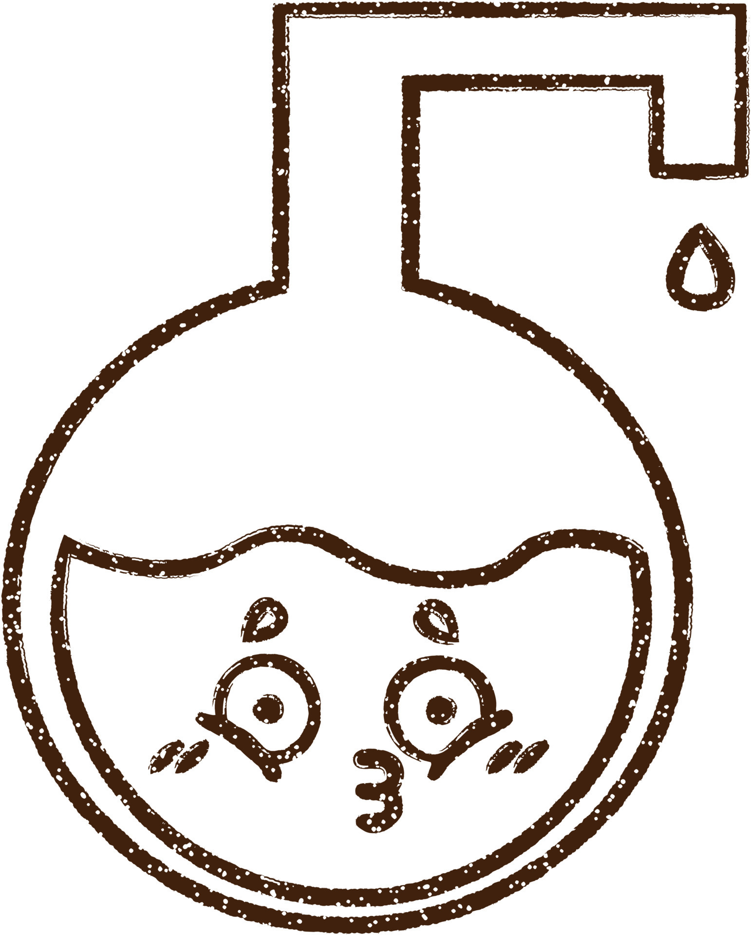 Science Experiment Charcoal Drawing 12248885 Vector Art at Vecteezy