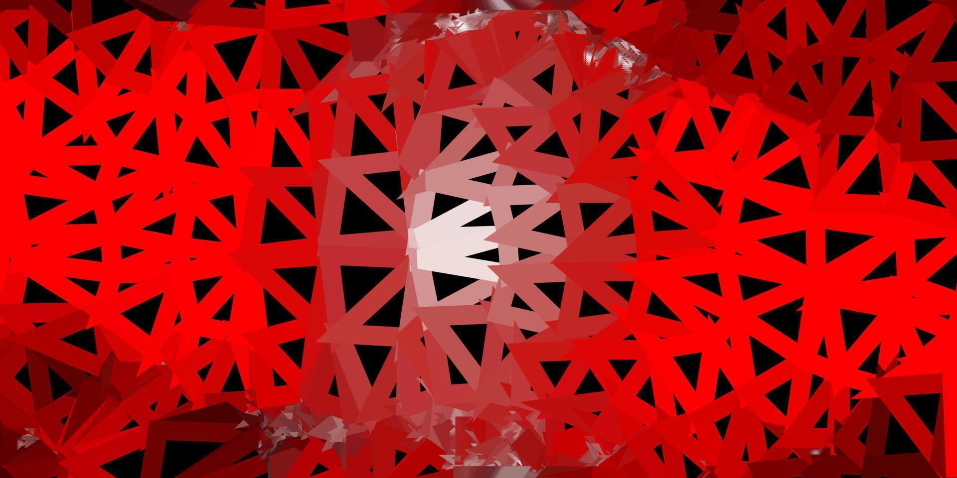 Light red vector poly triangle texture.