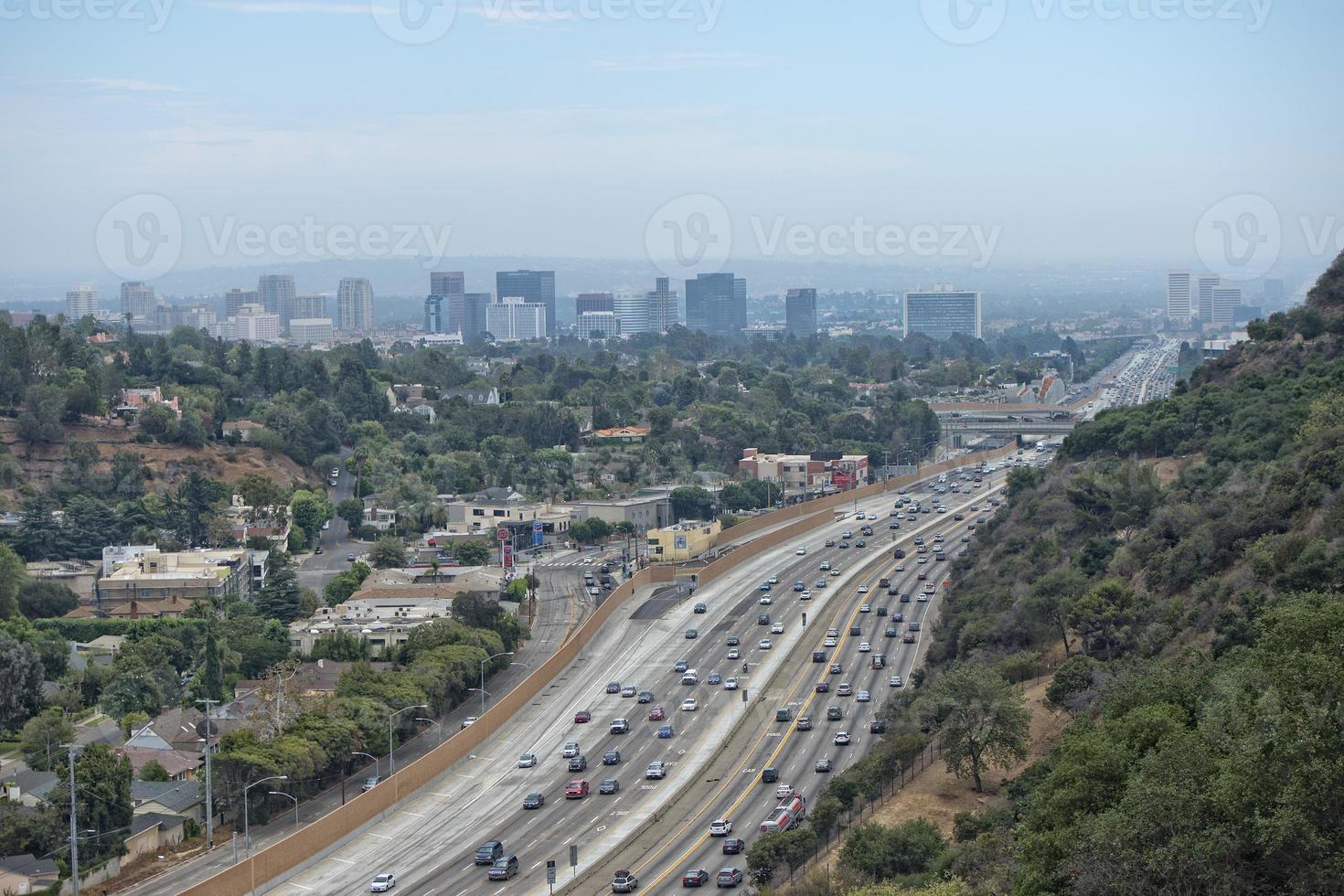 los angeles congested highway photo