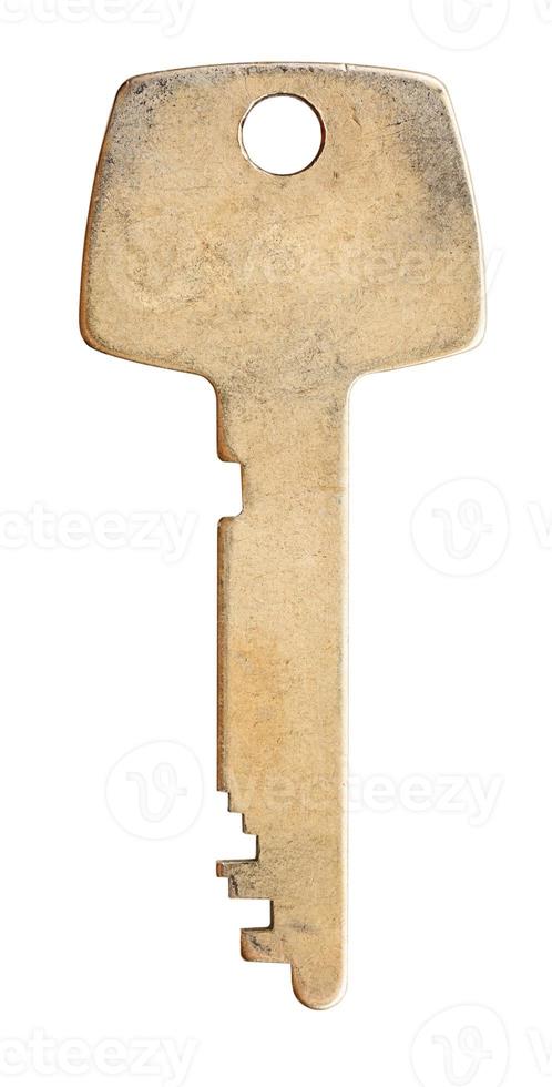 one brass flat key photo
