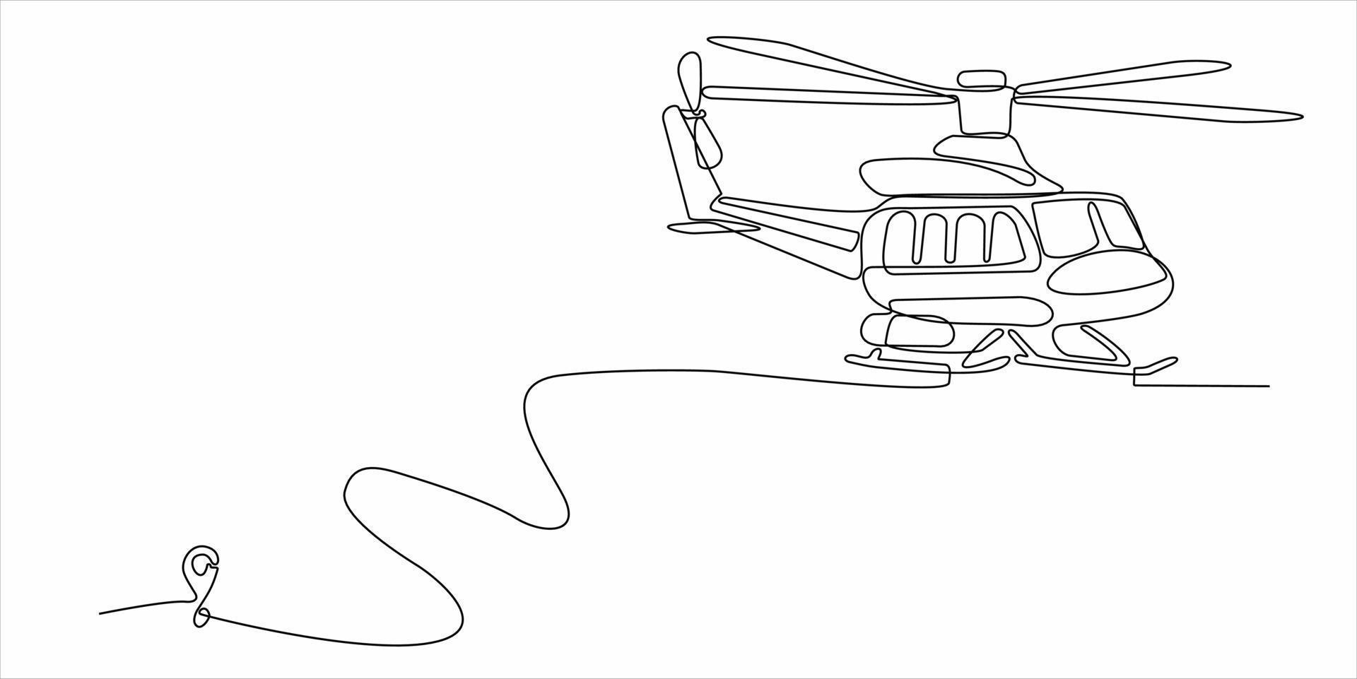 continuous line art vector