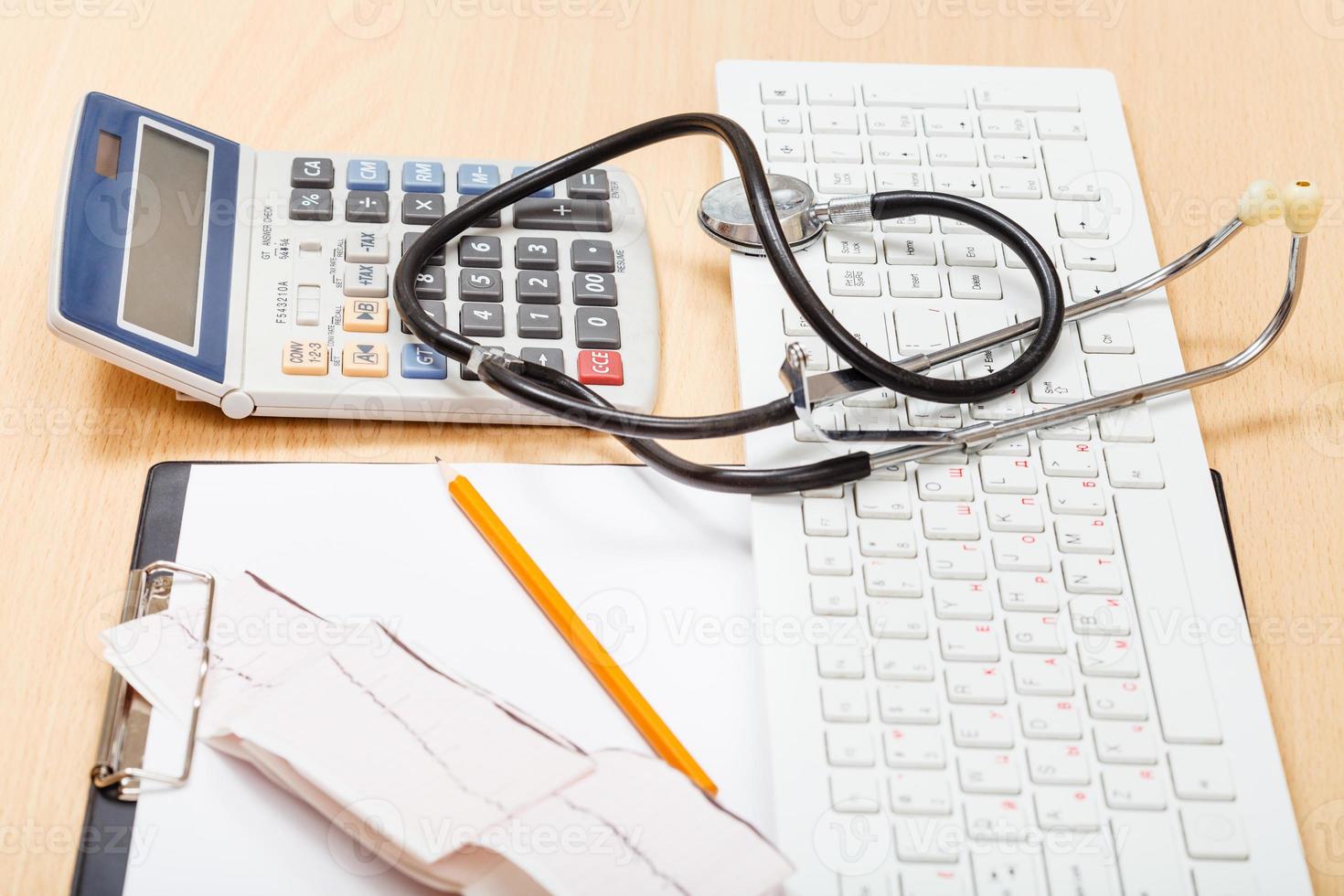 medical tools on table photo