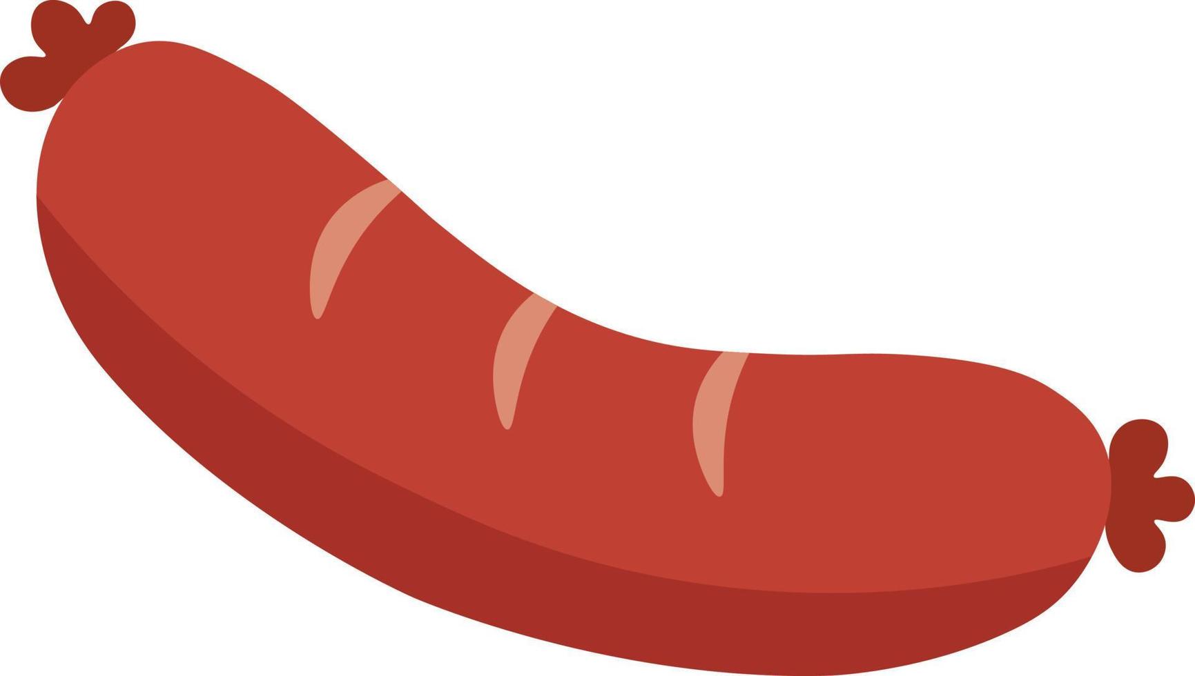 Delicious Red Sausage vector