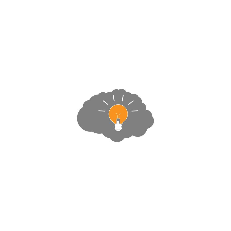 brain icon vector logo design