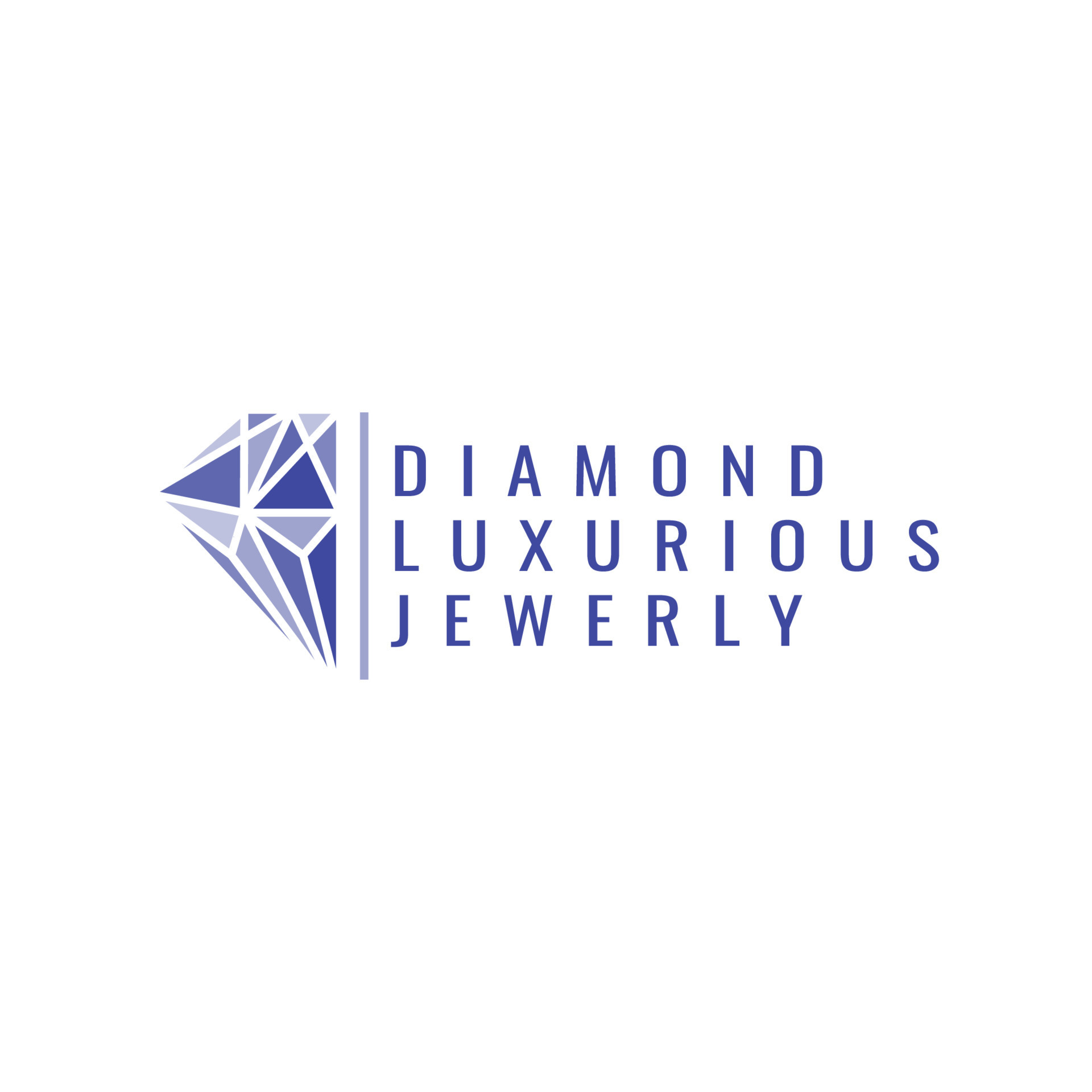 Creative half diamond stone logo and icon design template. Simple flat ...