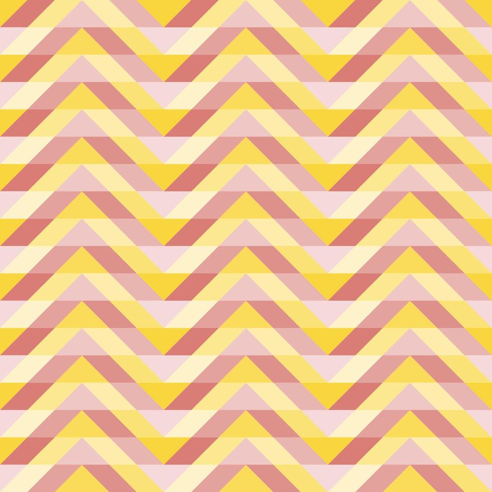 Glass reflection geometric gradient seamless pattern. Simple flat illustration of a parallelogram and geometric triangle. Red and yellow gradation. For wallpaper, background, and printing motifs. vector