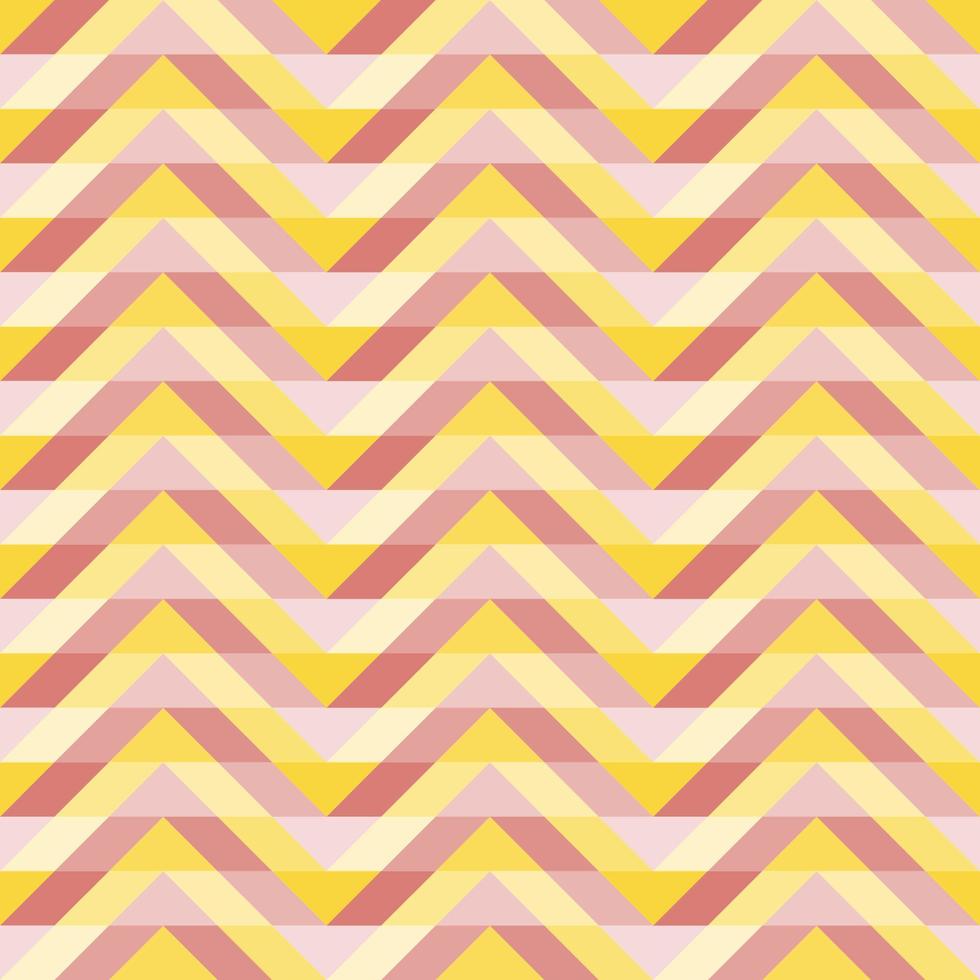 Glass reflection geometric gradient seamless pattern. Simple flat illustration of a parallelogram and geometric triangle. Red and yellow gradation. For wallpaper, background, and printing motifs. vector