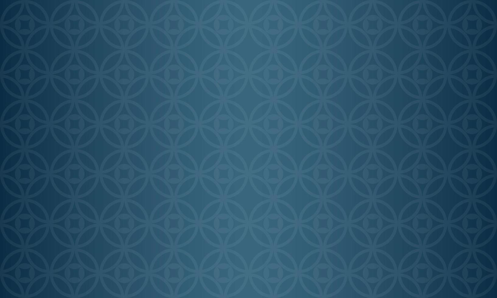 Arabic traditional motif texture background. Elegant luxury backdrop vector with Islamic themed decorative ornament pattern. Dark blue gradation with illustration of geometric lines and circles.