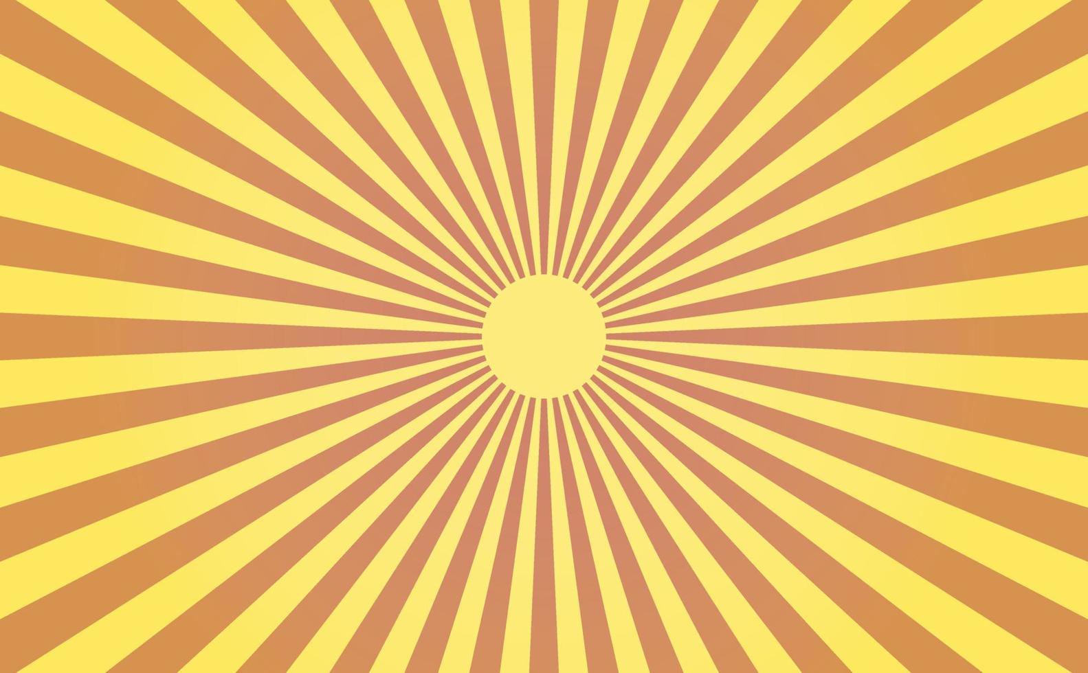 Vector illustration of a radial ray. 