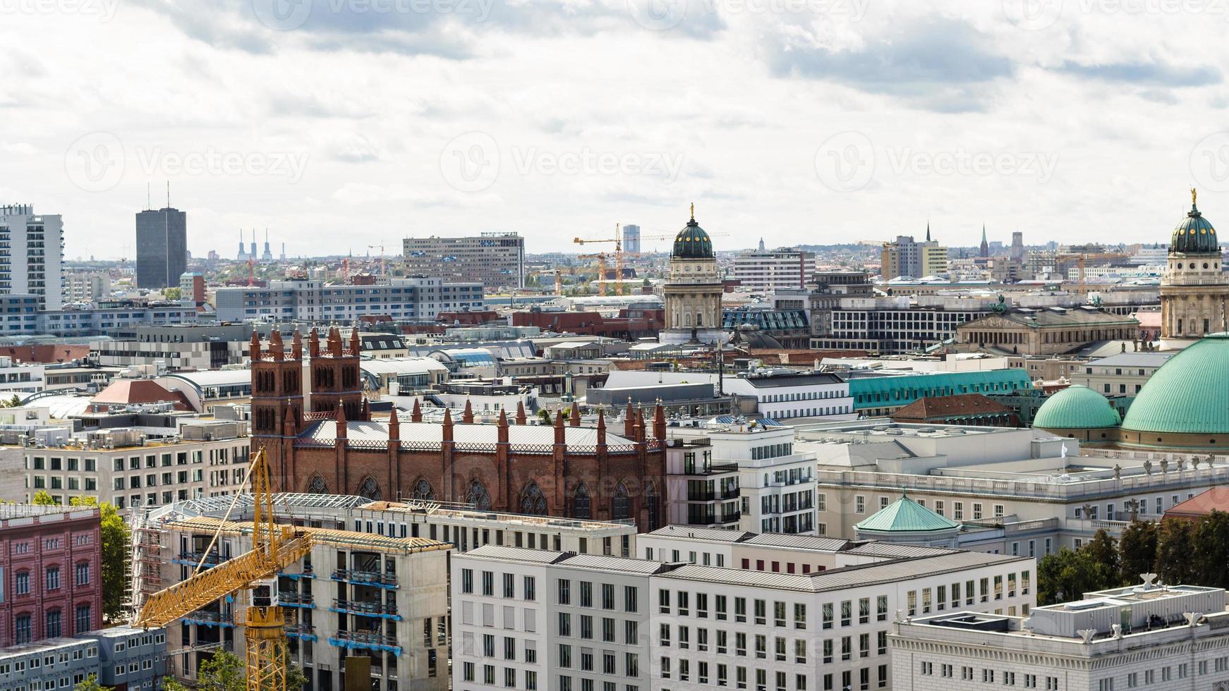 Berlin city with Friedrichswerder Church photo