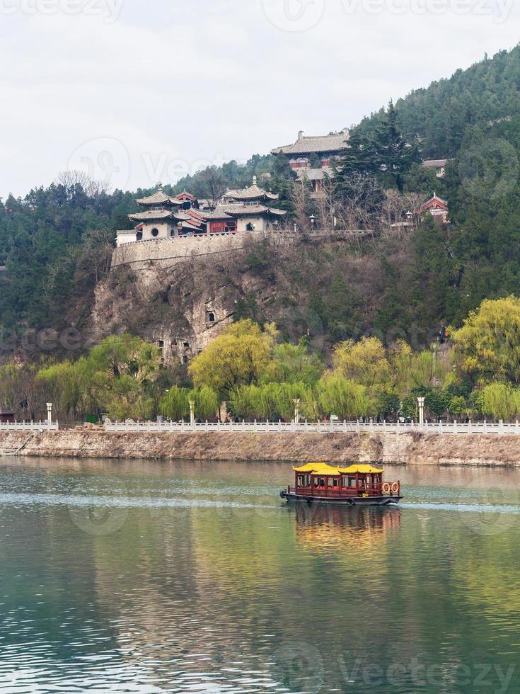 pagodas on East Hill of Longmen Caves photo