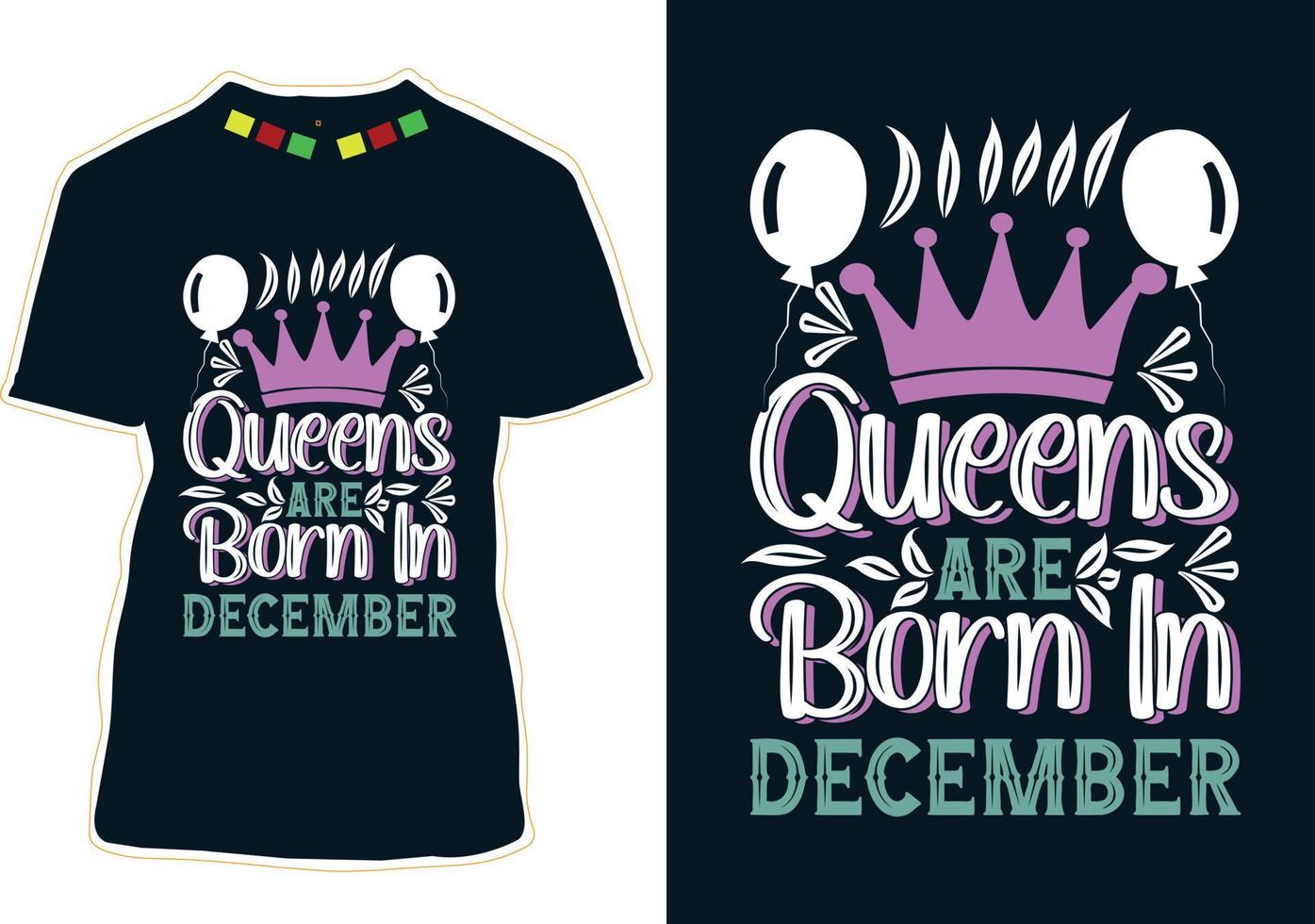 Birthday T-shirt Design vector