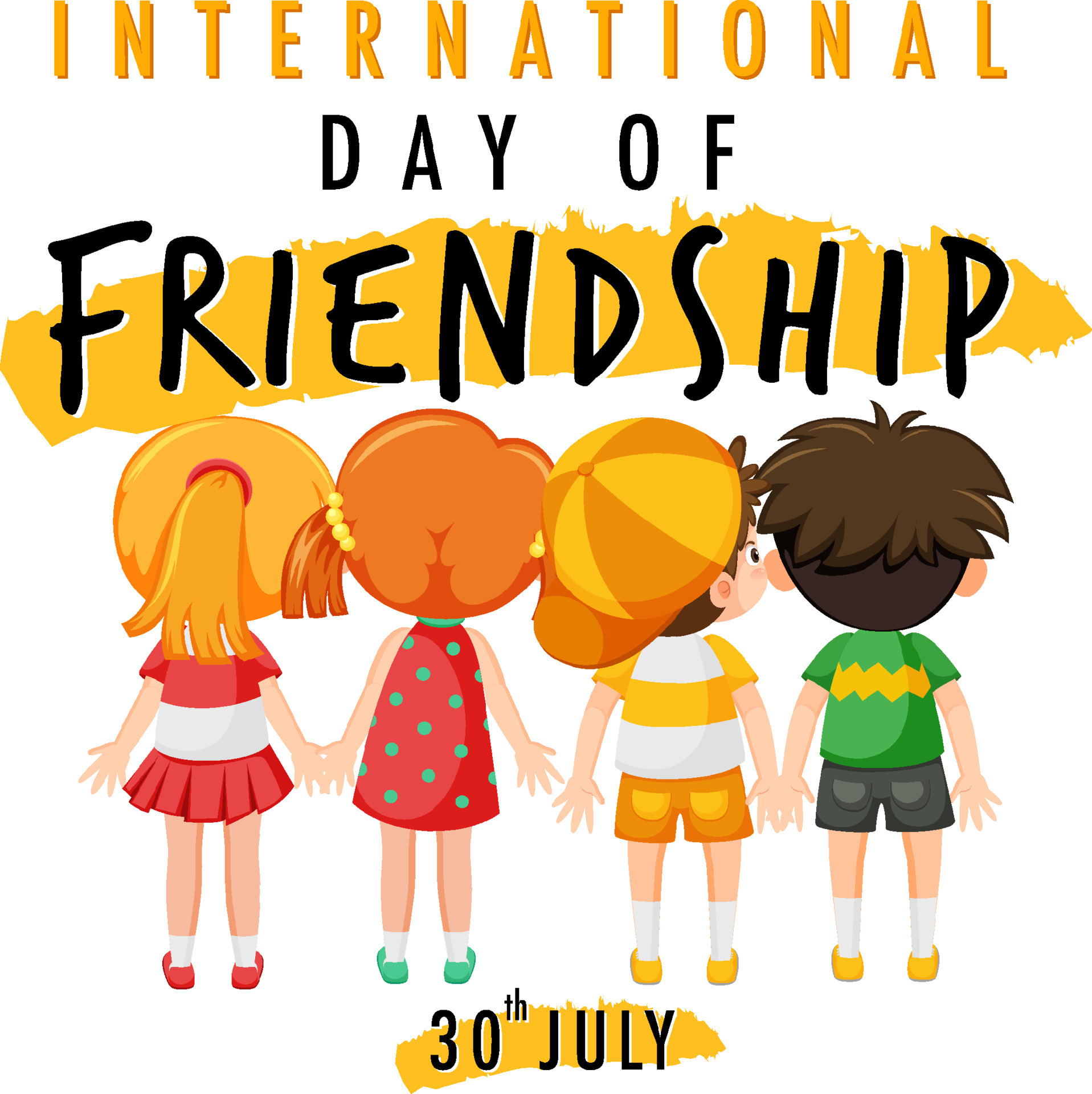 International Friendship Day banner design 12252346 Vector Art at Vecteezy