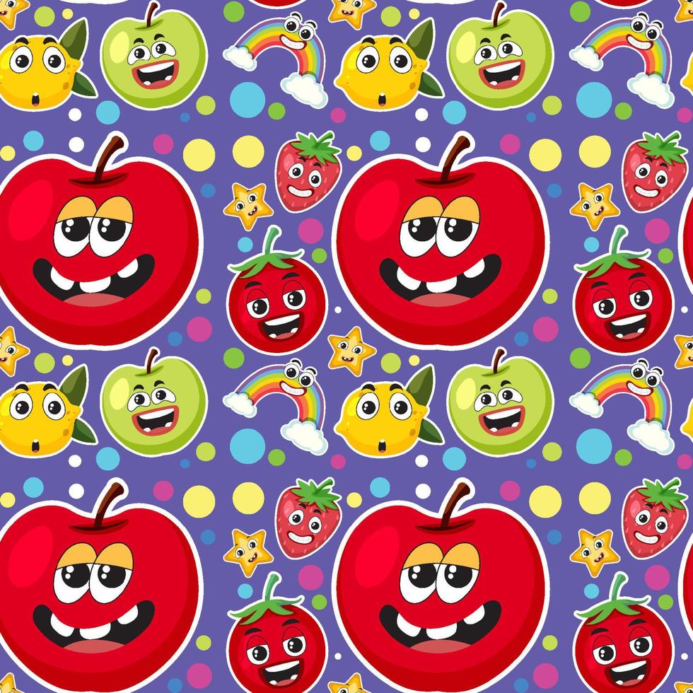 Seamless pattern with cute vector