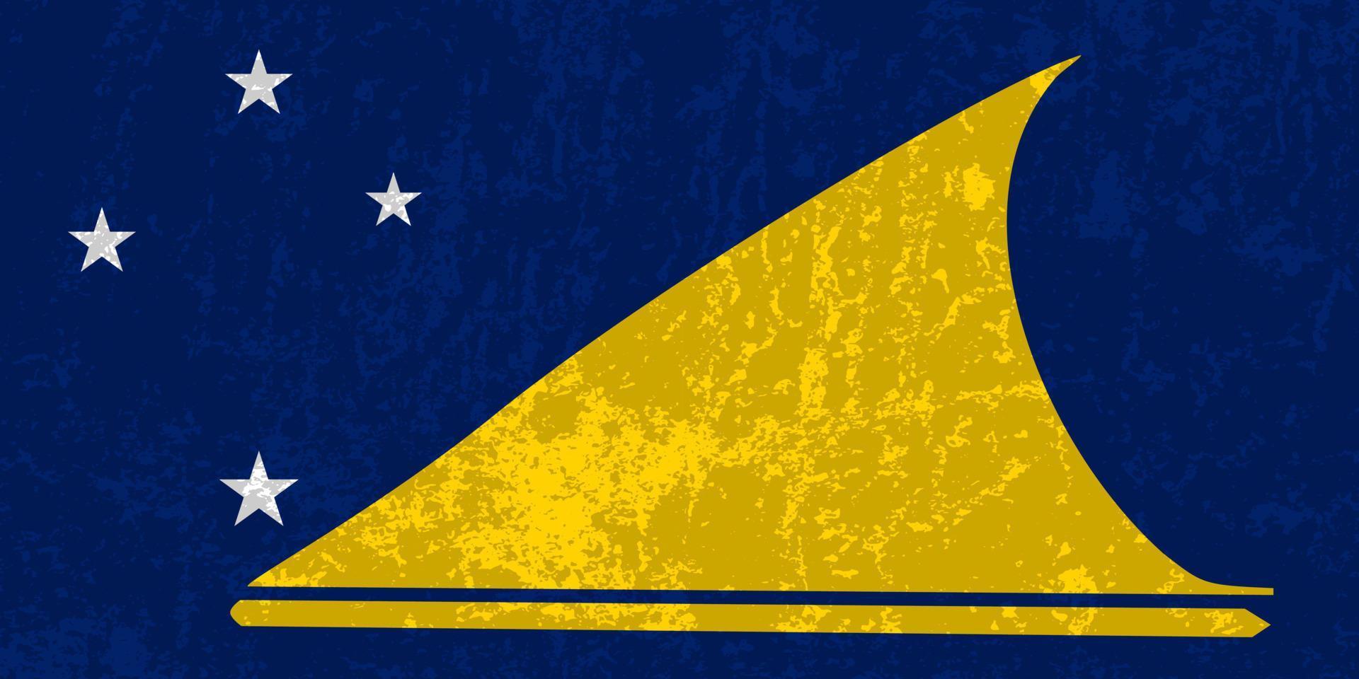 Tokelau flag, official colors and proportion. Vector illustration.