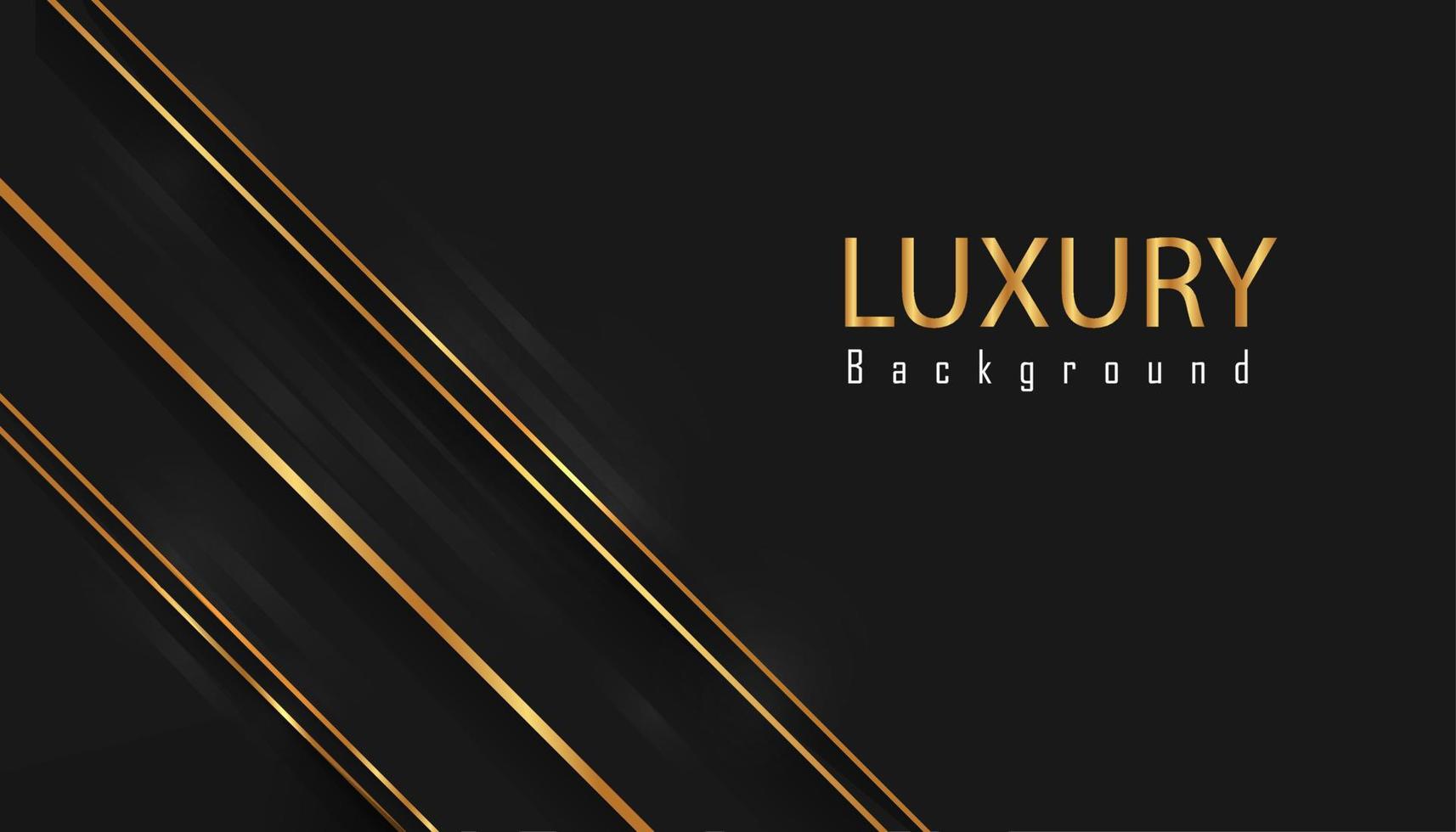Black and golden lines abstract background. Gold light luxury design modern futuristic background vector illustration